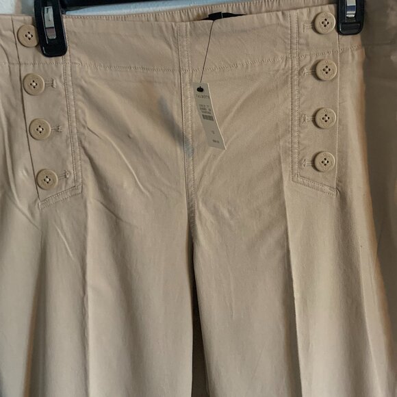 Talbots Tan Wide Leg Pants - Picture 2 of 4